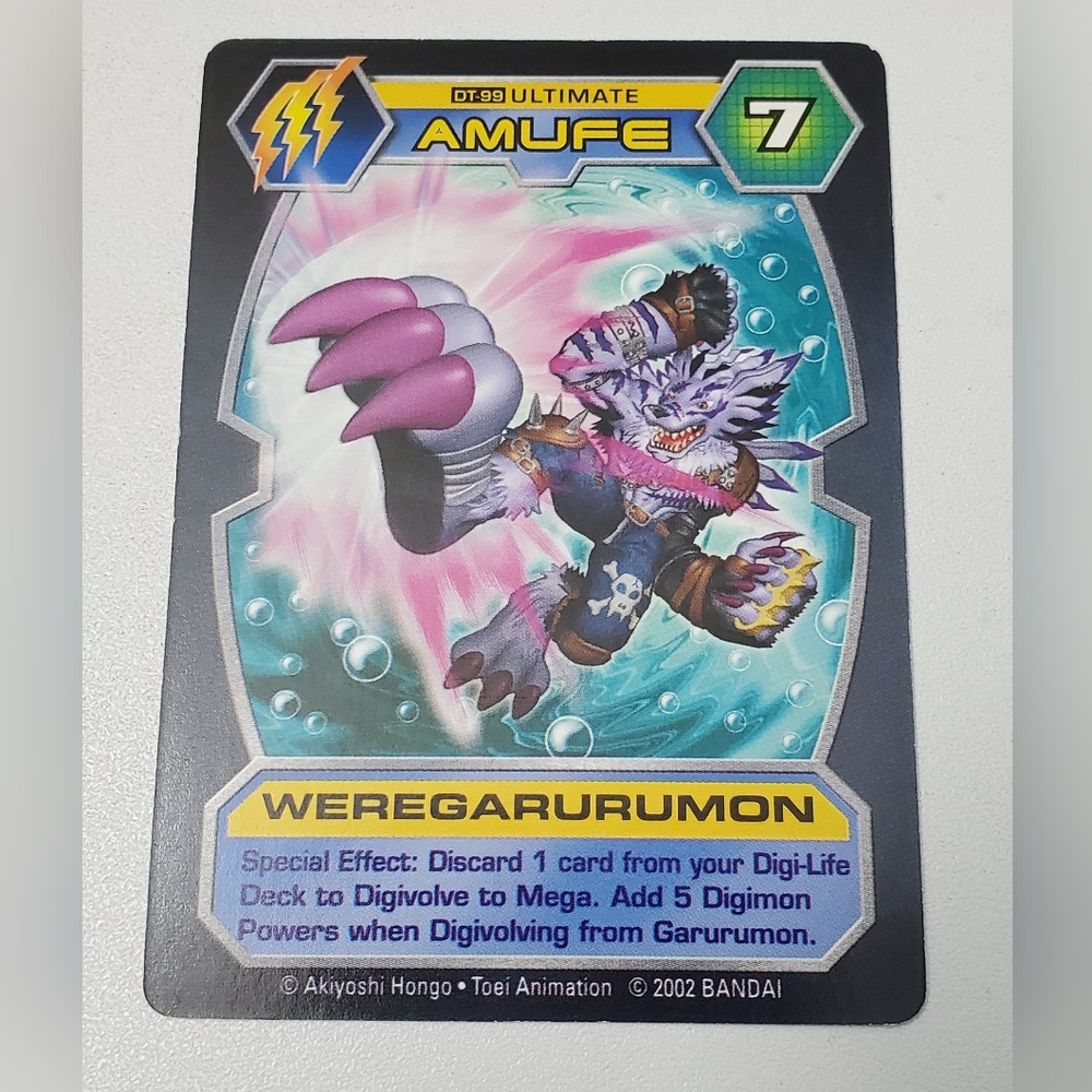 WereGarurumon DT-99 | LP | Digimon D-Tector TCG Card